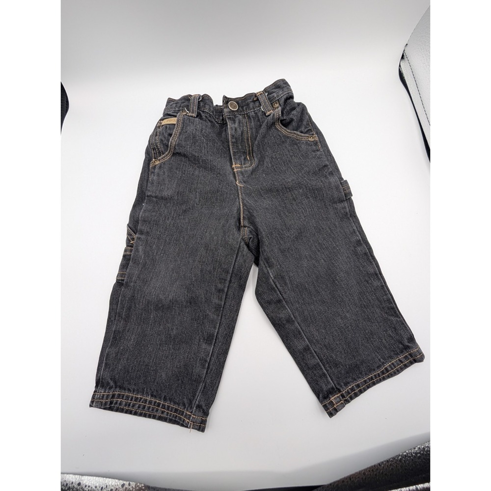 Vintage Y2K Sprockets Toddler Boys Jeans 18M Dark Wash Cargo‎ Denim